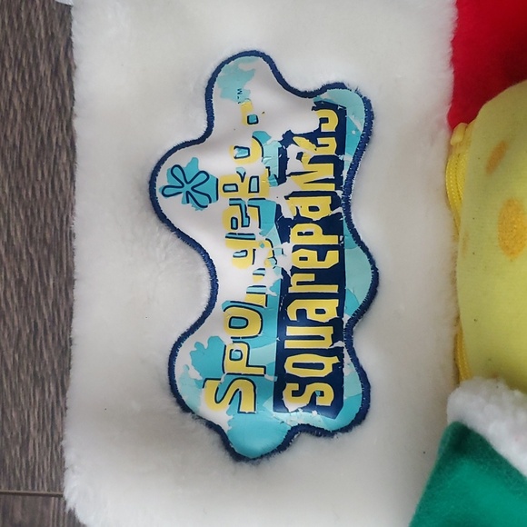 Spongebob Squarepants 2005 Christmas Stocking Plush 15" long Vintage - Picture 3 of 9